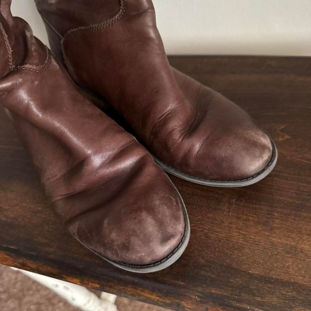 Sam Edelman Chocolate Brown Riding Boot 6.5 Knee High Campus - Picture 6 of 8